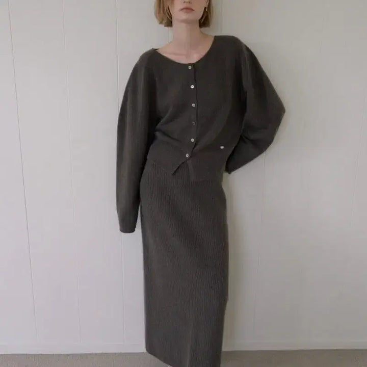 [BUNJANG] Obbeige Whole Garment Raccoon Skirt / 오브베이지 WHOLE GARMENT RACCOON SKIRT