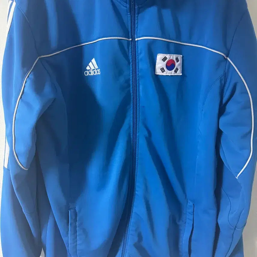 [BUNJANG] Adidas Taekwondo Korea National Team Training Zip-Up Jacket / 태권도 코리아 상비군 집업