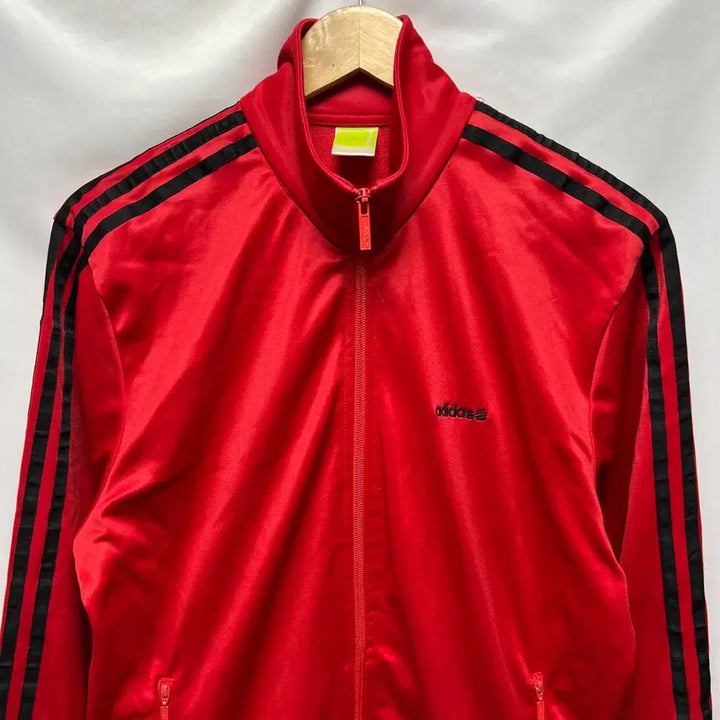 [BUNJANG] Adidas Beckenbauer Red Track Top Jacket / [정품/L] 아디다스 베켄바우어 레드 삼선 빨검 트랙탑/져지