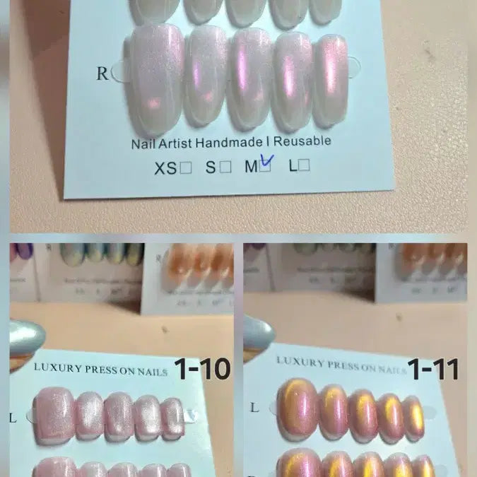 [BUNJANG] Handmade Magnetic Nail Tips Set / 1번 핸드메이드 수제 자석 네일팁 구경오세요