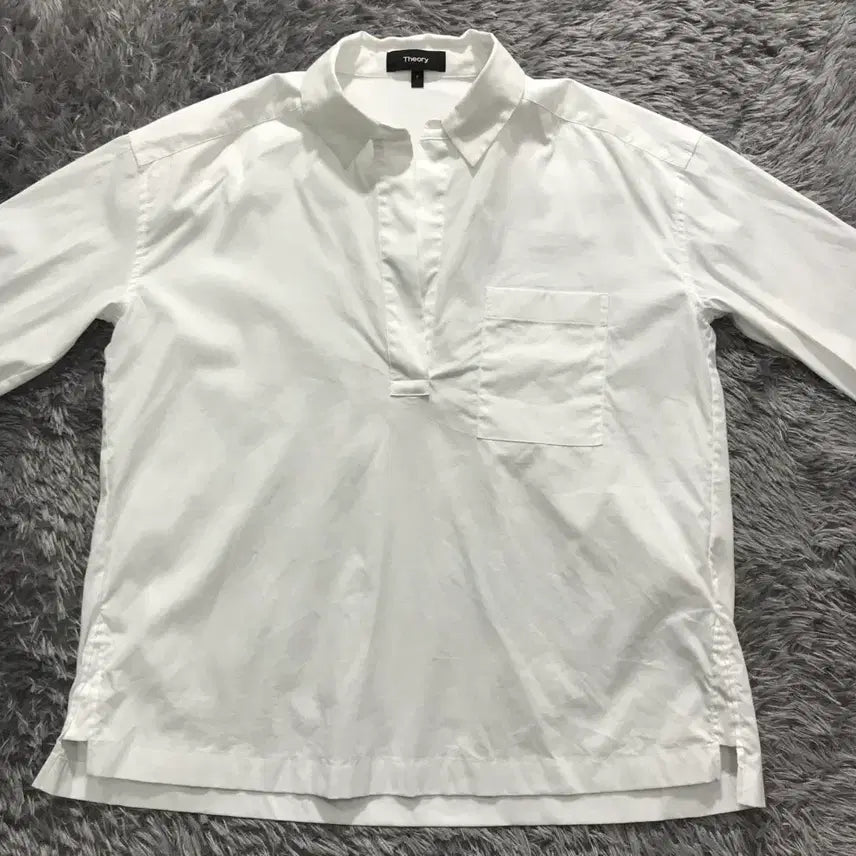 [BUNJANG] Theory White No-Button Shirt (Women&