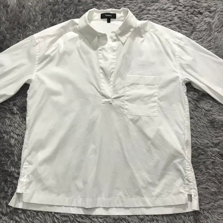 [BUNJANG] Theory White No-Button Shirt (Women&