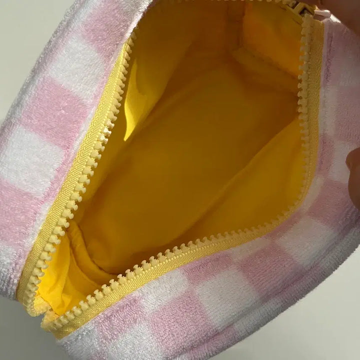 [BUNJANG] Unused Checkered Pouch / 체크 파우치(미사용)