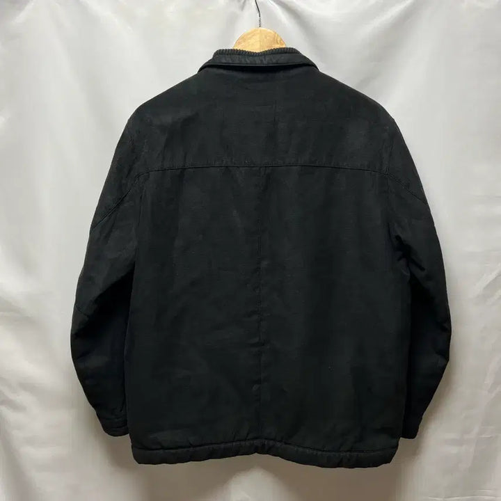 [BUNJANG] Lacoste Acrylic Fleece Lined Black Blouson Jacket / [정품/95] 라코스테 아크릴털 기모 블랙 블루종 자켓/점퍼
