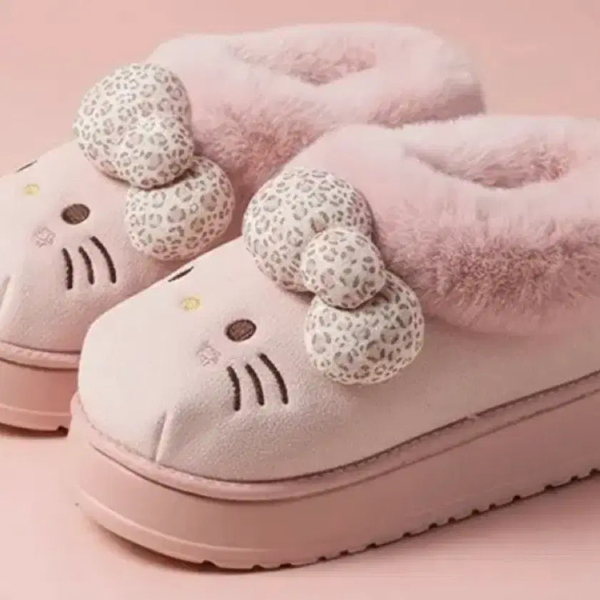 [BUNJANG] Hello Kitty Leopard Print UGG Boots / 호피 헬로키티 어그