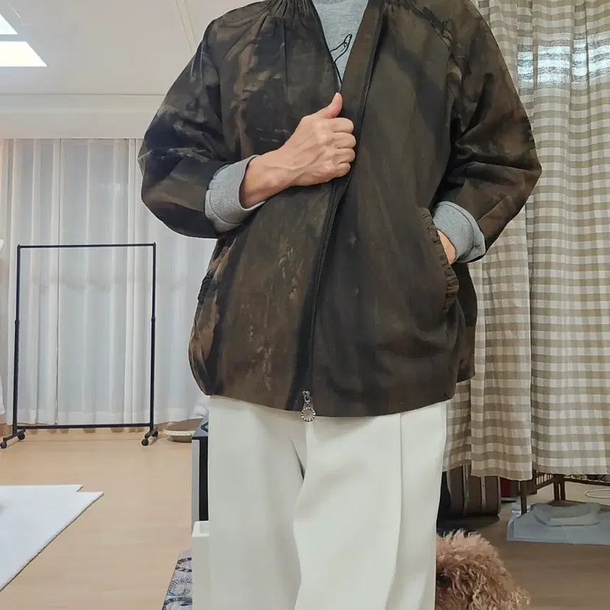 [BUNJANG] Natural Dye Cotton Jacket / 천연염색 면 자켓 (새상품 / 77~88 가능)