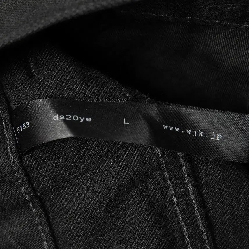 [BUNJANG] wjk Jun Hashimoto 5153 Black Denim Pants / [31] wjk 준 하시모토 5153 타이트 니트 블랙 데님팬츠