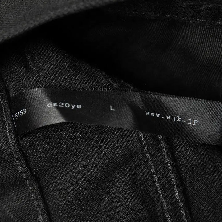 [BUNJANG] wjk Jun Hashimoto 5153 Black Denim Pants / [31] wjk 준 하시모토 5153 타이트 니트 블랙 데님팬츠