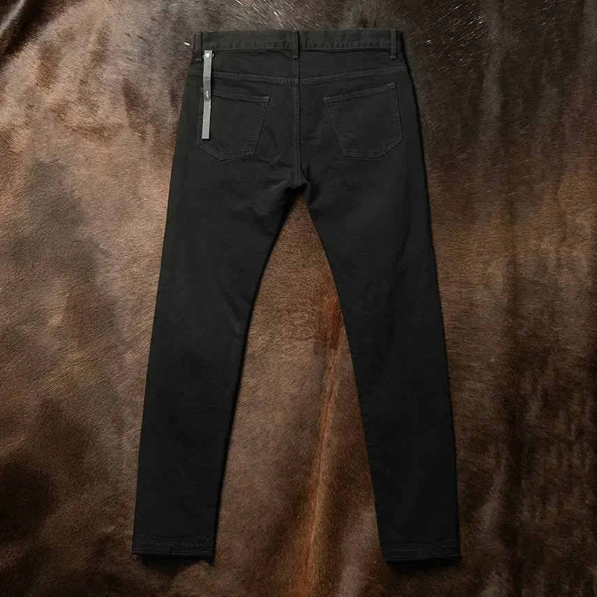 [BUNJANG] wjk Jun Hashimoto 5153 Black Denim Pants / [31] wjk 준 하시모토 5153 타이트 니트 블랙 데님팬츠