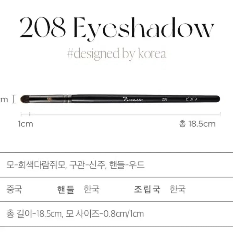[BUNJANG] Picasso 208 Eyeshadow Brush / 피카소 208 브러쉬 (새상품)