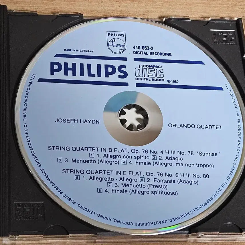 [BUNJANG] Haydn Orlando String Quartets Op. 76 CD / Haydn: String Quartets Op. 76 - Orlando