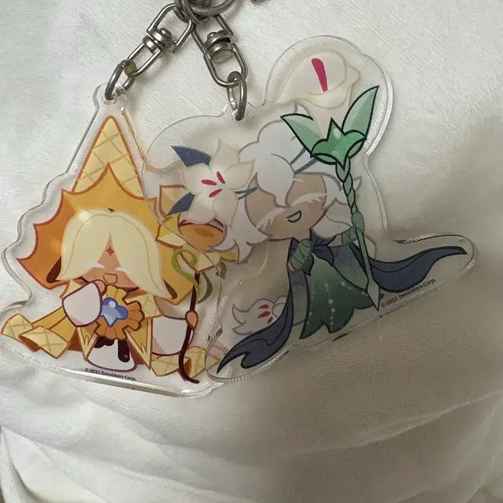 [BUNJANG] Cookie Run Kingdom Saint Lily Pure Vanilla Acrylic Keyring / 쿠키런킹덤 세인트릴리 퓨어바닐라 아크릴 키링