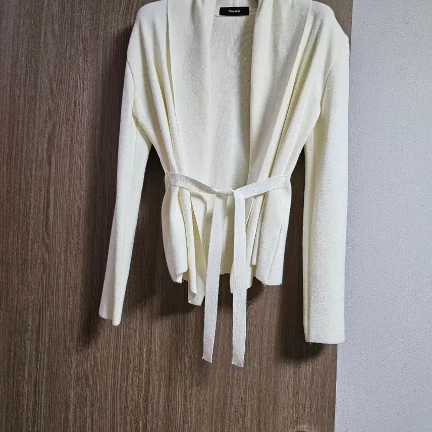 [BUNJANG] The Ballon Ivory Shawl Cardigan / 더발론 숄 가디건
