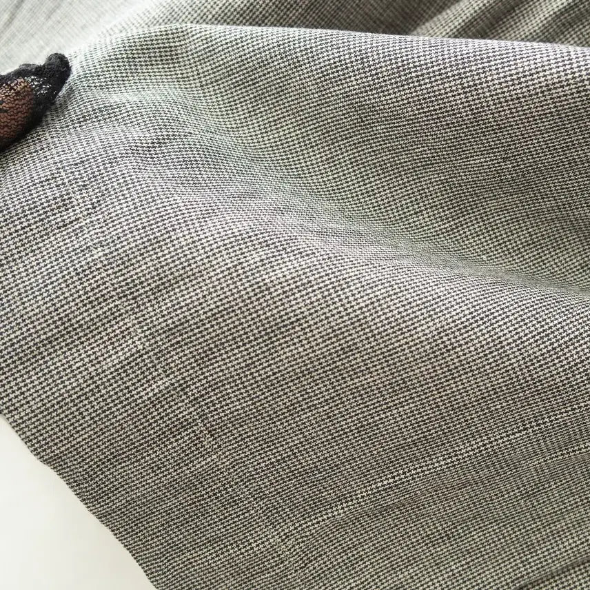 [BUNJANG] Studio Clip Linen Blend Shirt / 내추럴 깅업잔쳌 면린넨br