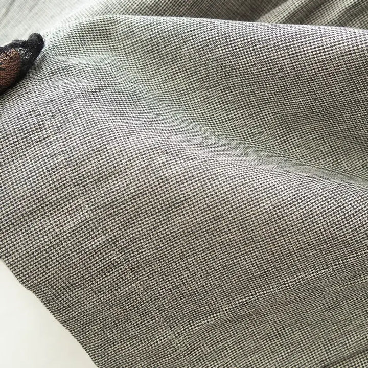 [BUNJANG] Studio Clip Linen Blend Shirt / 내추럴 깅업잔쳌 면린넨br