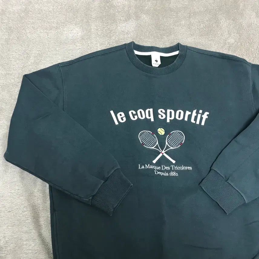 [BUNJANG] Le Coq Sportif Oversized Sweatshirt / 르꼬끄 스포르티브 오버핏 맨투맨 100(L)