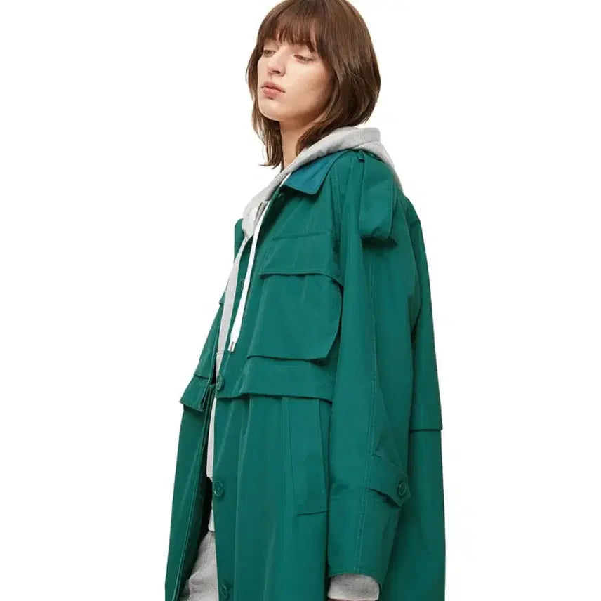 [BUNJANG] STUDIO TOMBOY Detachable Coat / 스튜디오톰보이(STUDIO TOMBOY) 디테쳐블 코트 프리사이즈