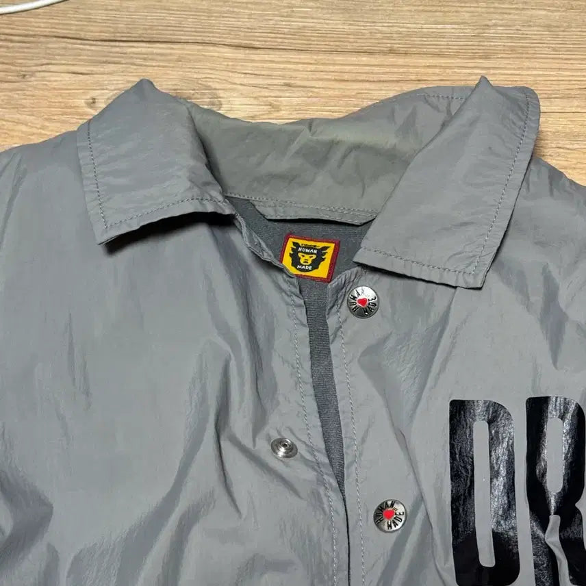 [BUNJANG] Human Made Coach Jacket Gray M / 휴먼메이드 코치 자켓 그레이 M