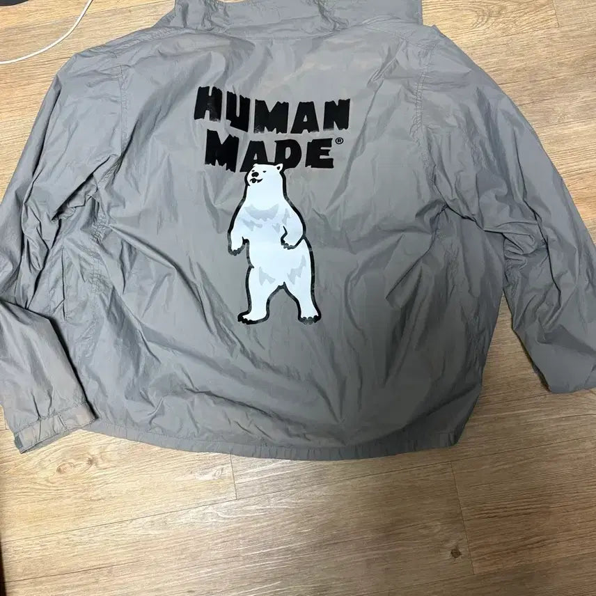 [BUNJANG] Human Made Coach Jacket Gray M / 휴먼메이드 코치 자켓 그레이 M
