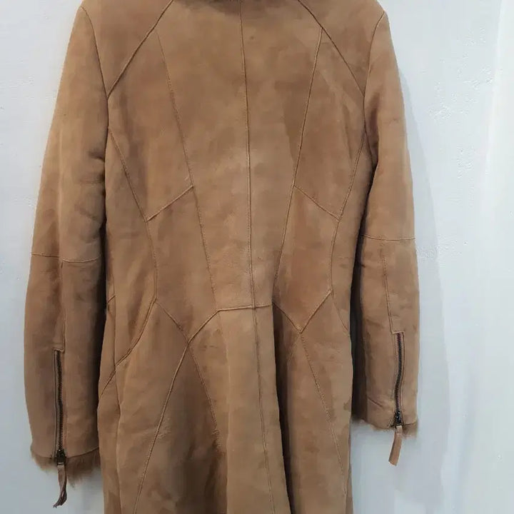 [BUNJANG] Leather and Sheepskin Half Coat / 양털.양가죽 무스탕 하프코트