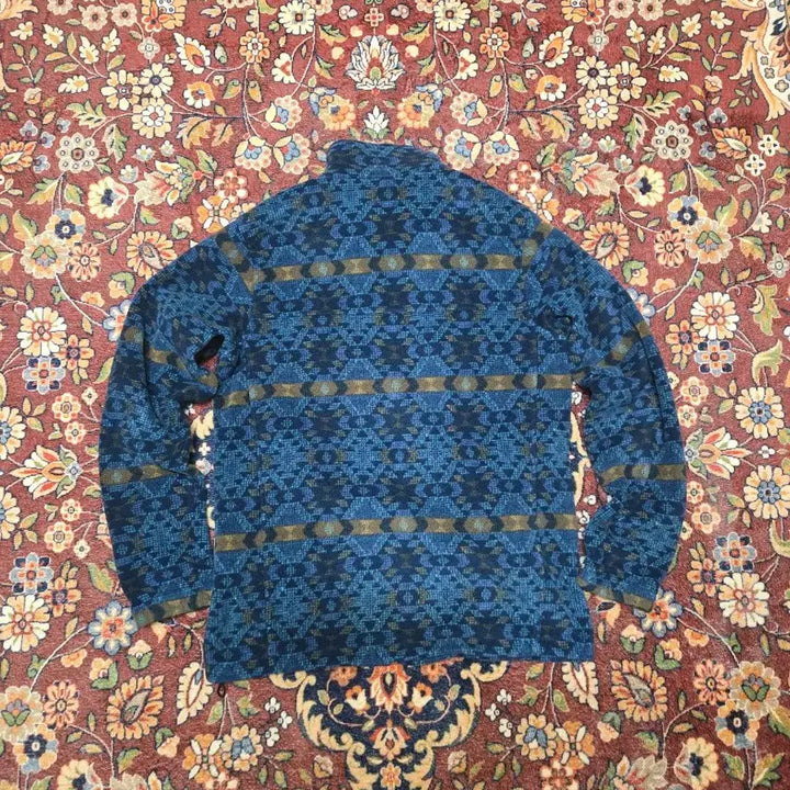 [BUNJANG] Columbia Ethnic Pattern Fleece Zip-Up Jacket - Size M / 컬럼비아(Columbia) 에스닉 패턴 후리스 집업 - M 사이즈