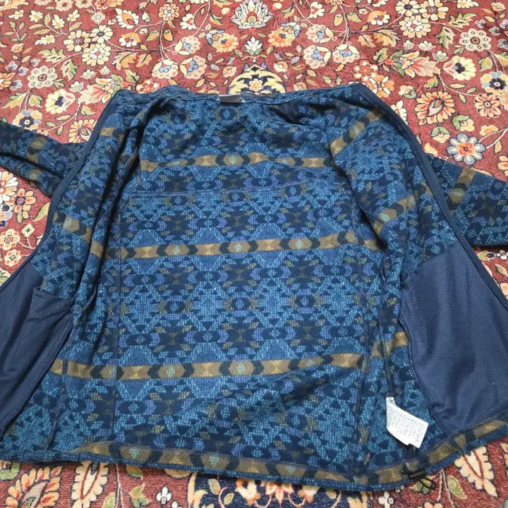 [BUNJANG] Columbia Ethnic Pattern Fleece Zip-Up Jacket - Size M / 컬럼비아(Columbia) 에스닉 패턴 후리스 집업 - M 사이즈