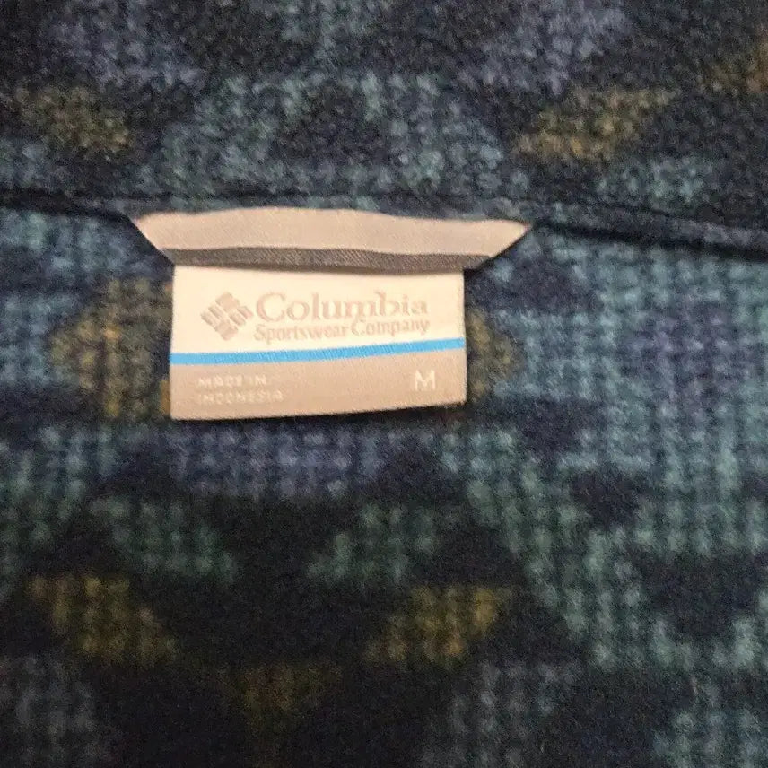 [BUNJANG] Columbia Ethnic Pattern Fleece Zip-Up Jacket - Size M / 컬럼비아(Columbia) 에스닉 패턴 후리스 집업 - M 사이즈