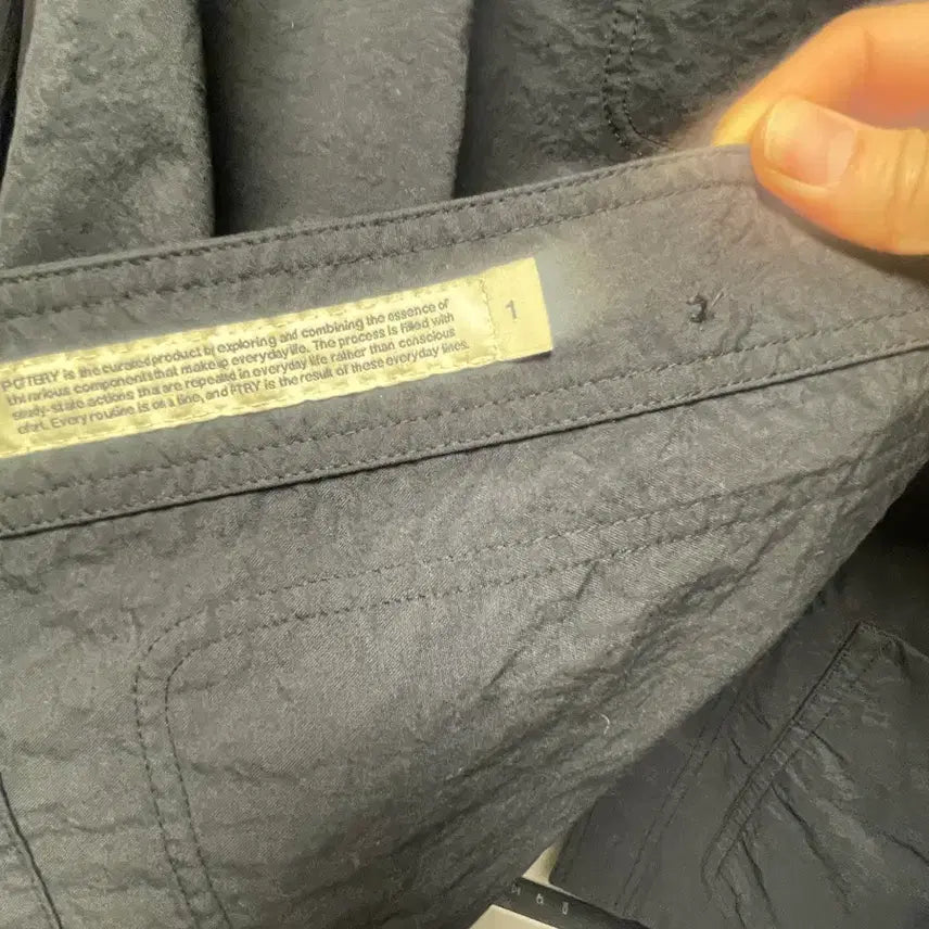 [BUNJANG] Pottery Work Jacket Black Nylon / 포터리 워크자켓 1 블랙 나일론