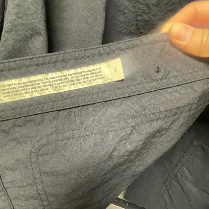 [BUNJANG] Pottery Work Jacket Black Nylon / 포터리 워크자켓 1 블랙 나일론