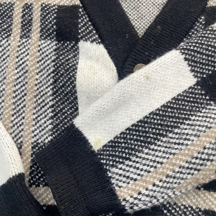 [BUNJANG] Edwin Henus Check Cardigan / 100 에드윈 헨어스 체크 가디건 0227S