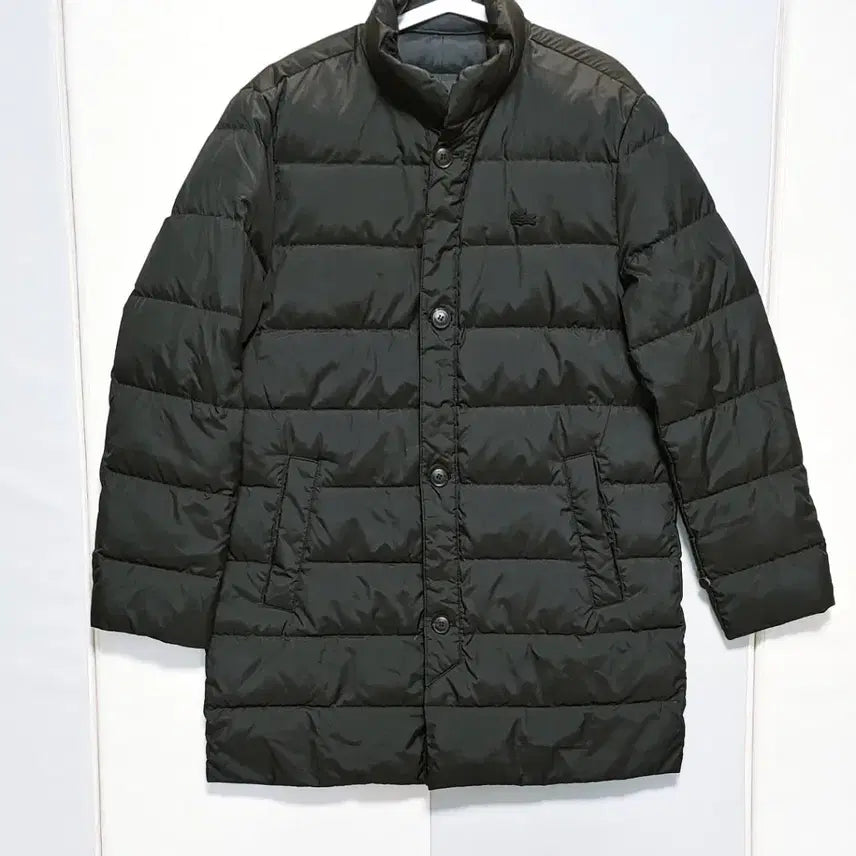 [BUNJANG] Lacoste Goose Down Half Padded Jumper / [XL] 라코스테 구스 하프 패딩점퍼 블랙1486