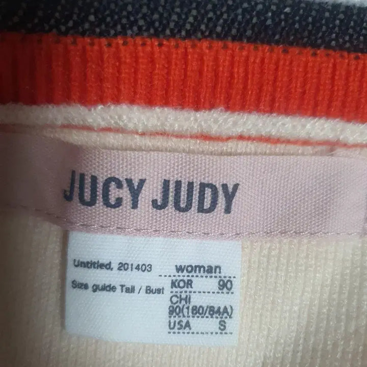 [BUNJANG] Juicy Judy V-Neck Crop Knit Top / 쥬시쥬디 브이넥 크롭 니트