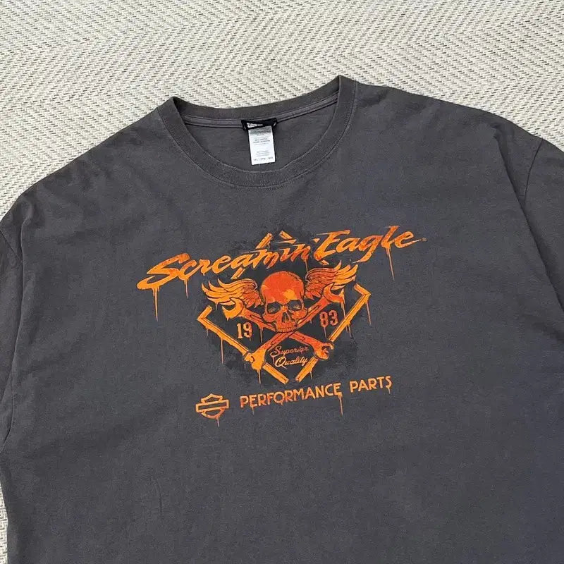 [BUNJANG] Harley-Davidson Printed T-shirt / 할리데이비슨 프린팅반팔티 r3077