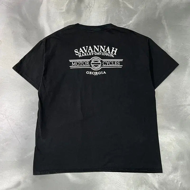 [BUNJANG] Harley-Davidson Printed T-shirt / 할리데이비슨 프린팅 반팔티 y15707