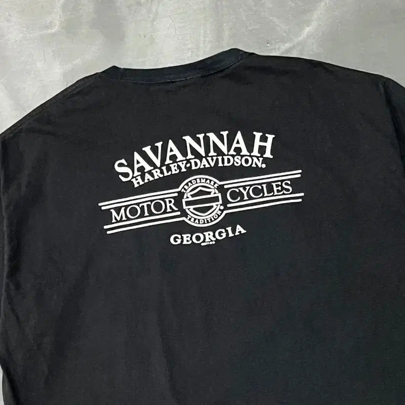 [BUNJANG] Harley-Davidson Printed T-shirt / 할리데이비슨 프린팅 반팔티 y15707