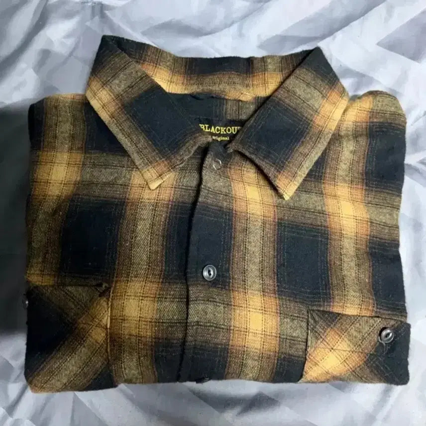 [BUNJANG] Blackout Pico Shirt XL / 블랙아웃 피코셔츠 xl