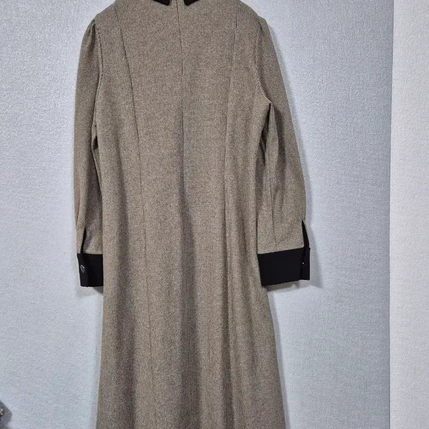 [BUNJANG] GOLD MINE Color Block Wool Blend Dress / GOLD MINE 배색 모혼방 원피스 66