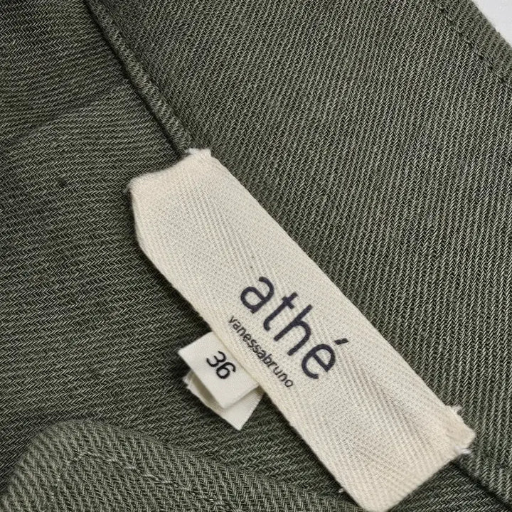 [BUNJANG] A.T.E. Vanessa Bruno Linen Blend Shirt Jacket / 아떼 바네사브루노 린넨 혼방 셔츠형 자켓 점퍼