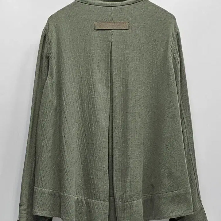 [BUNJANG] A.T.E. Vanessa Bruno Linen Blend Shirt Jacket / 아떼 바네사브루노 린넨 혼방 셔츠형 자켓 점퍼