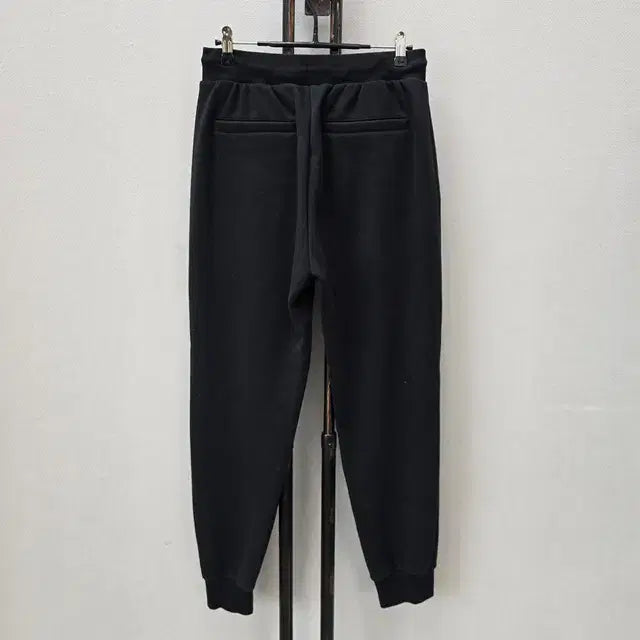 [BUNJANG] Black Velour Lined Training Pants / 블랙 벨로아 안감 트레이닝 바지