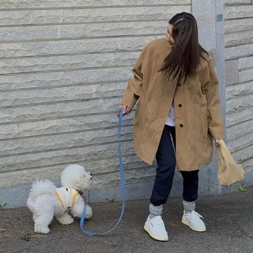 [BUNJANG] Ethos Suede Coat / 에토스 스웨이드 코트