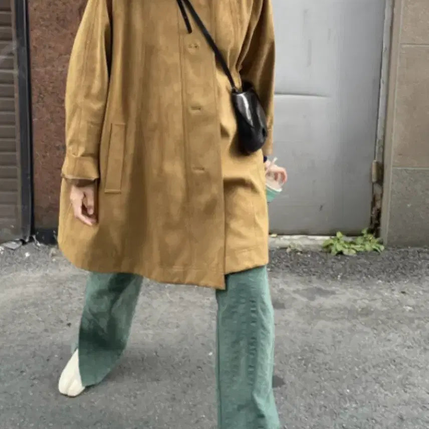 [BUNJANG] Ethos Suede Coat / 에토스 스웨이드 코트