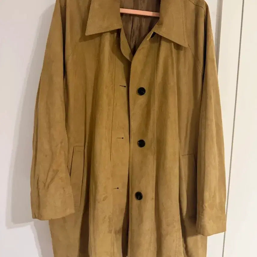 [BUNJANG] Ethos Suede Coat / 에토스 스웨이드 코트