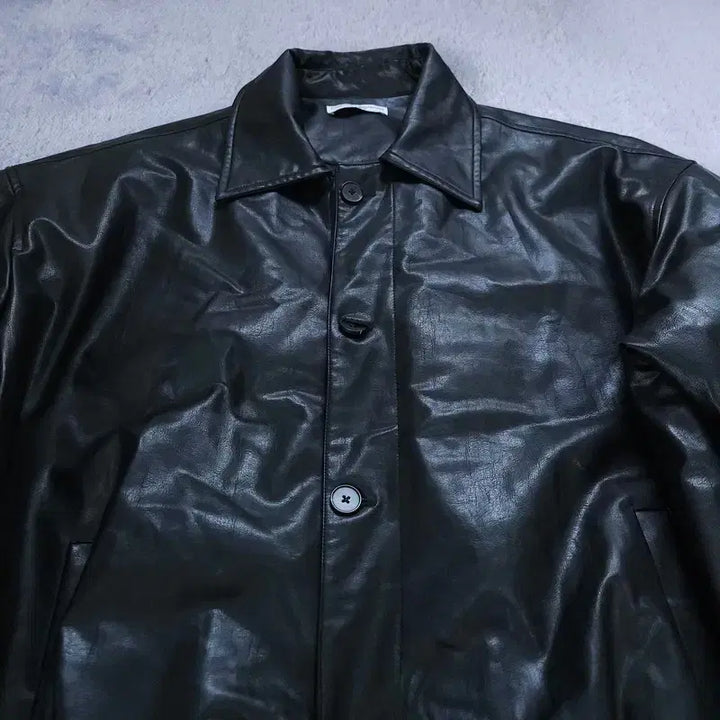 [BUNJANG] Vintage Leather Jacket / [free] 빈티지 가죽 자켓