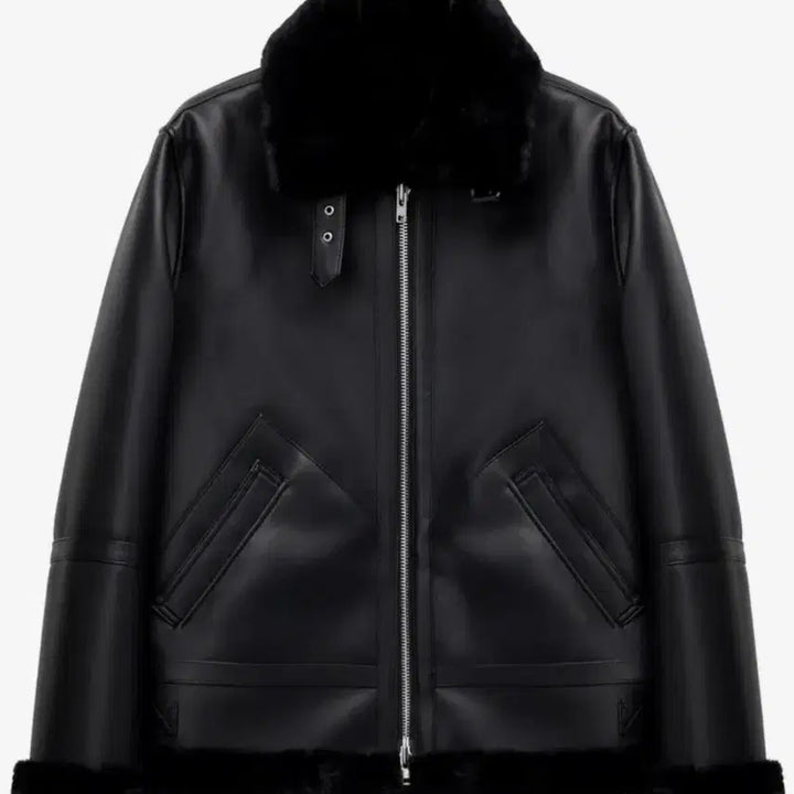 [BUNJANG] Dopejason Solid Mutton Mustang Jacket / 도프제이슨 솔리드 무톤 무스탕 자켓 2XL