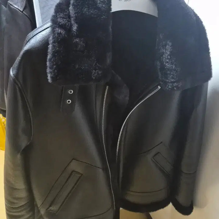 [BUNJANG] Dopejason Solid Mutton Mustang Jacket / 도프제이슨 솔리드 무톤 무스탕 자켓 2XL