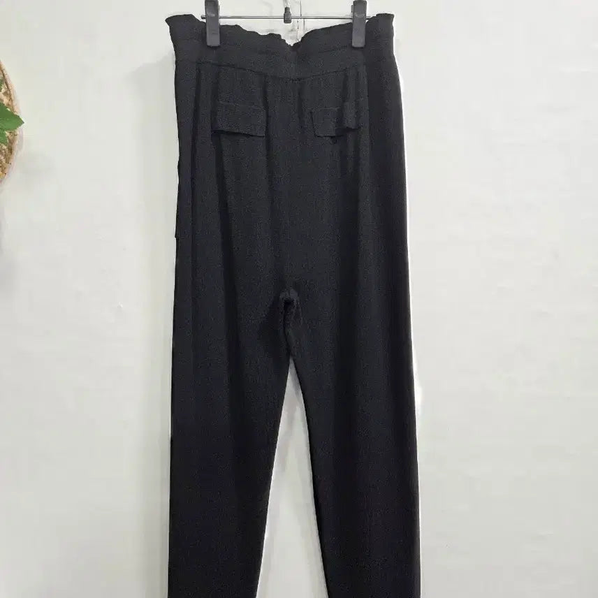 [BUNJANG] SJ WANI Black Banding Knit Slacks 29 / SJ WANI 블랙 밴딩니트 슬랙스 29