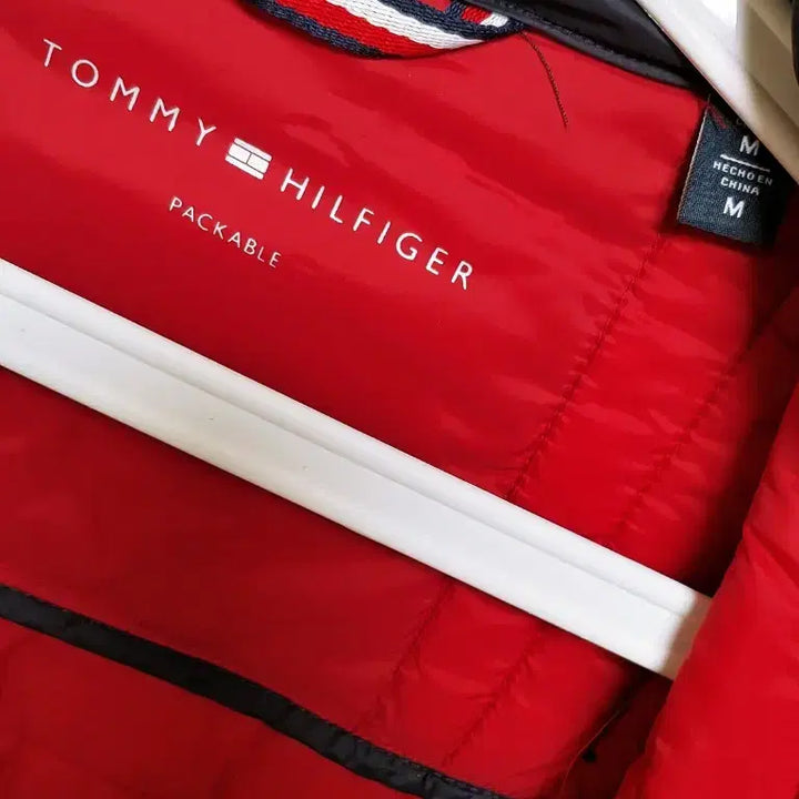[BUNJANG] Tommy Hilfiger Lightweight Padded Jacket Tricolor / [XL] 타미힐피거 경량 패딩점퍼 트리컬러569