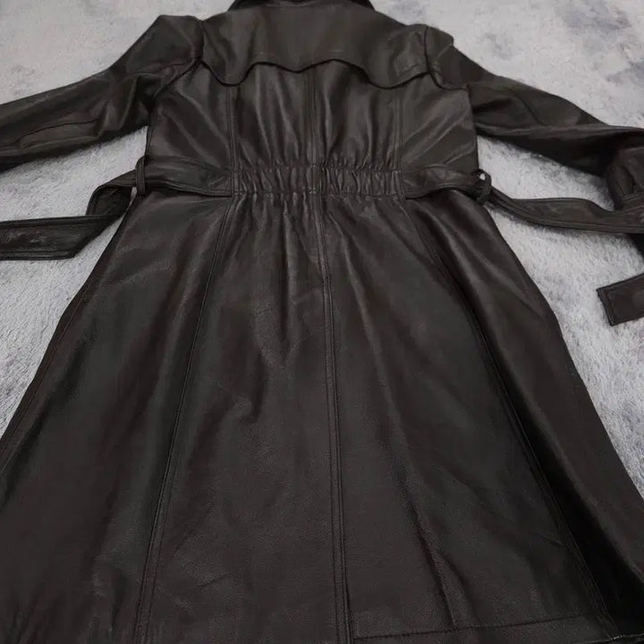 [BUNJANG] Robo Lambskin Trench Jacket (Size 66) / [66] robo 양가죽 자켓 트렌치