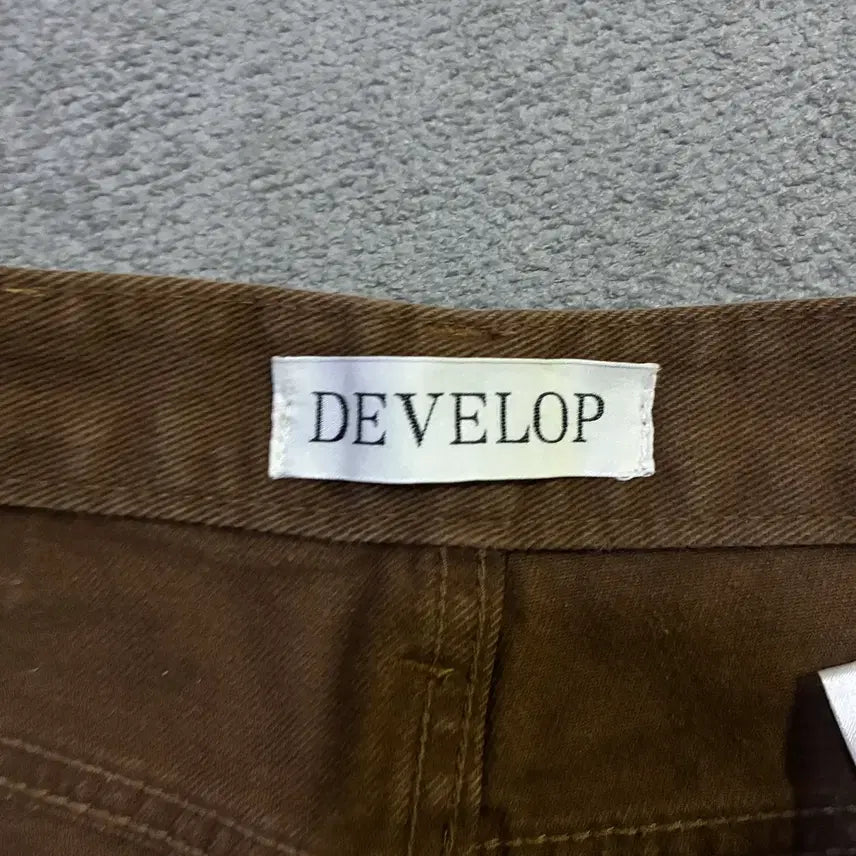 [BUNJANG] Develop Vintage Denim Brown Jeans / Develop Vintage 데님 브라운